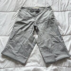 J. Crew Pants Womens Size 2S Gray City Fit Chino 100%‎ Cotton Business Casual